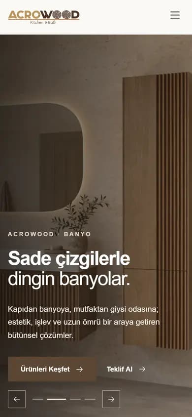 acroahsap.com ana sayfasının mobil ekran görüntüsü
