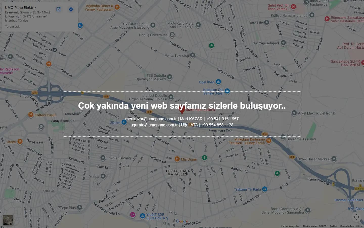 umopano.com.tr ana sayfa ekran görüntüsü